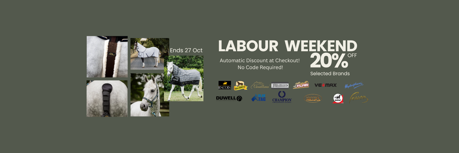 Labour Weekend Sale