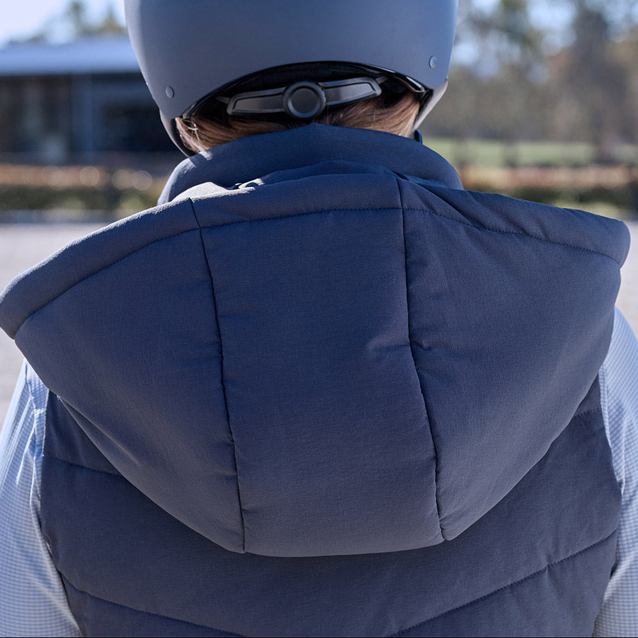 Navy - hood detail