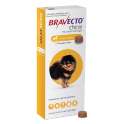 Bravecto Chew X-Small dog 2-4.5kg