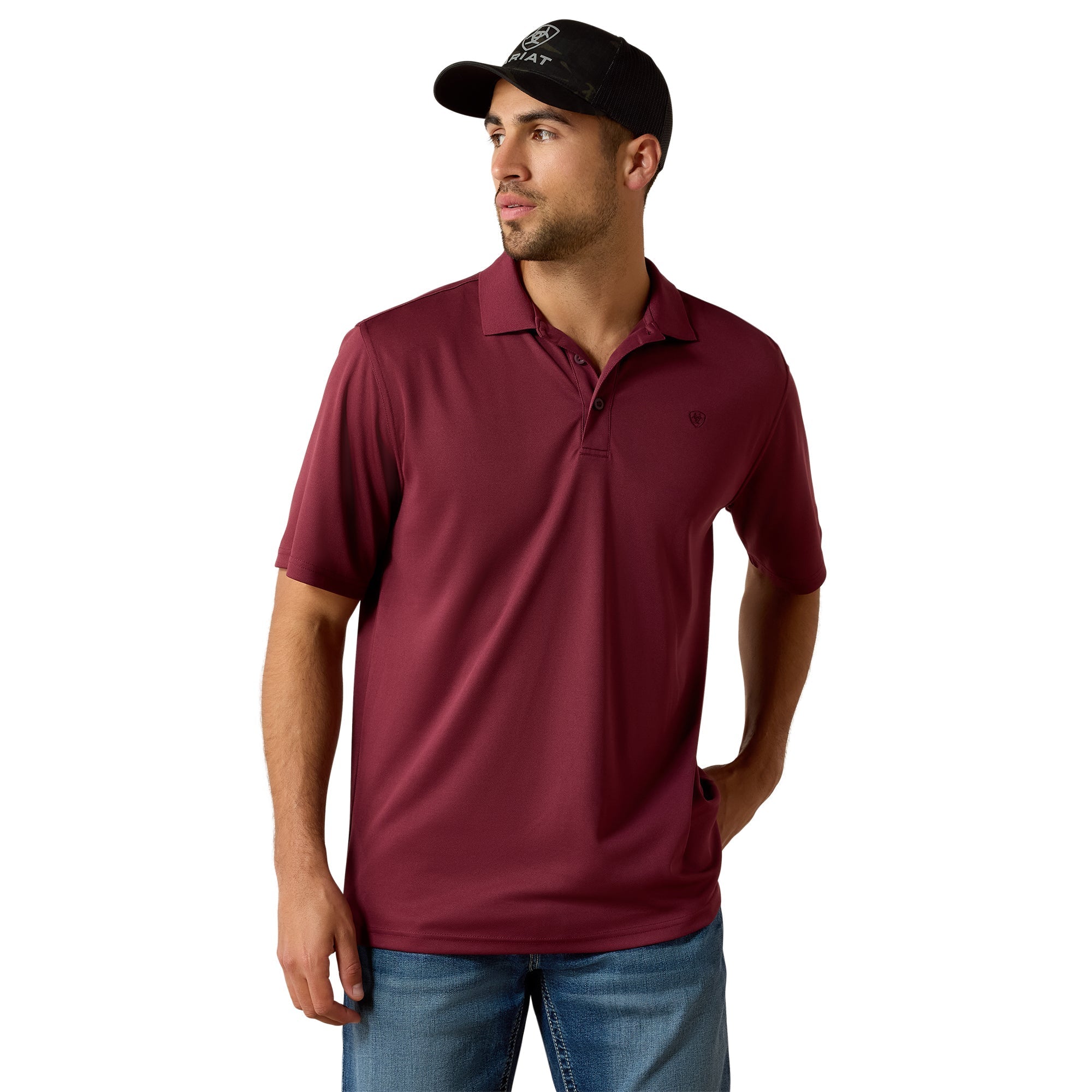 Ariat Tek Polo - Maroon