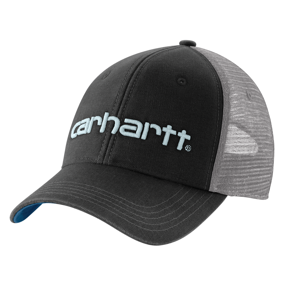 Carhartt Dunmore Mesh Back Cap - Black/Dark Horizon Blue