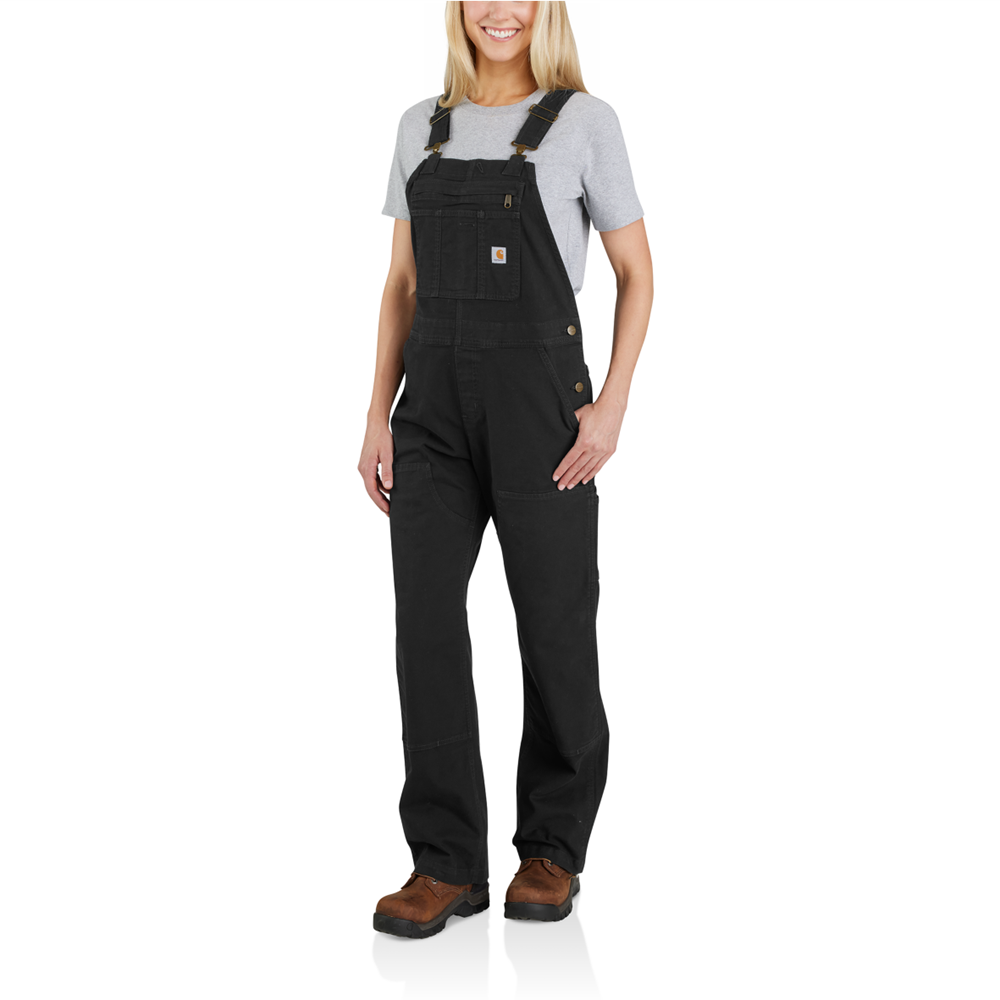 Carhartt Womens CRAWFORD Double Front Bib Overall Black