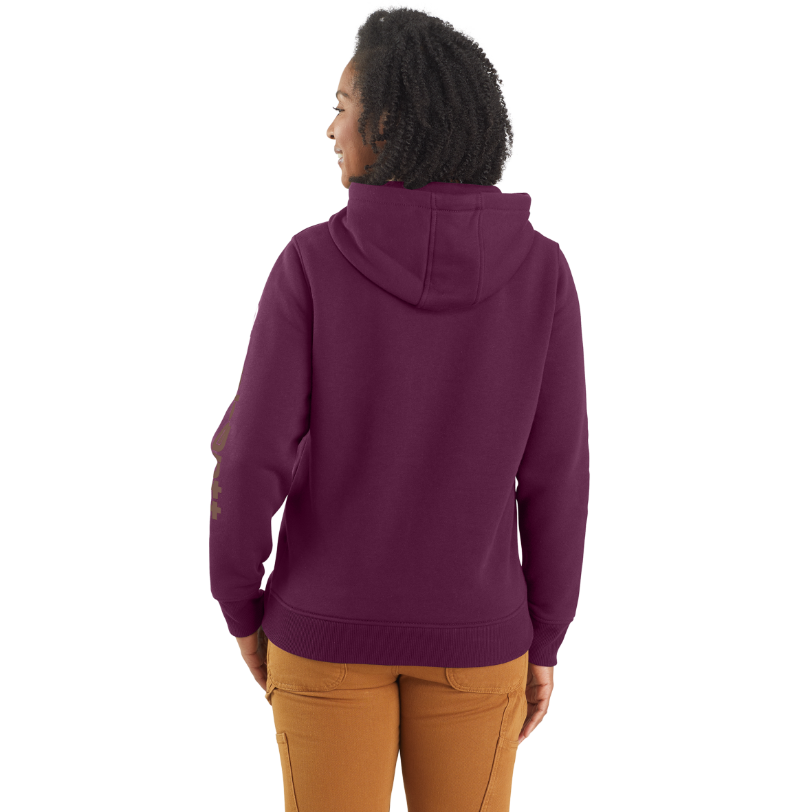 Carhartt Womens Clarksburg Fleece Graphic Hooded Sweatshirt