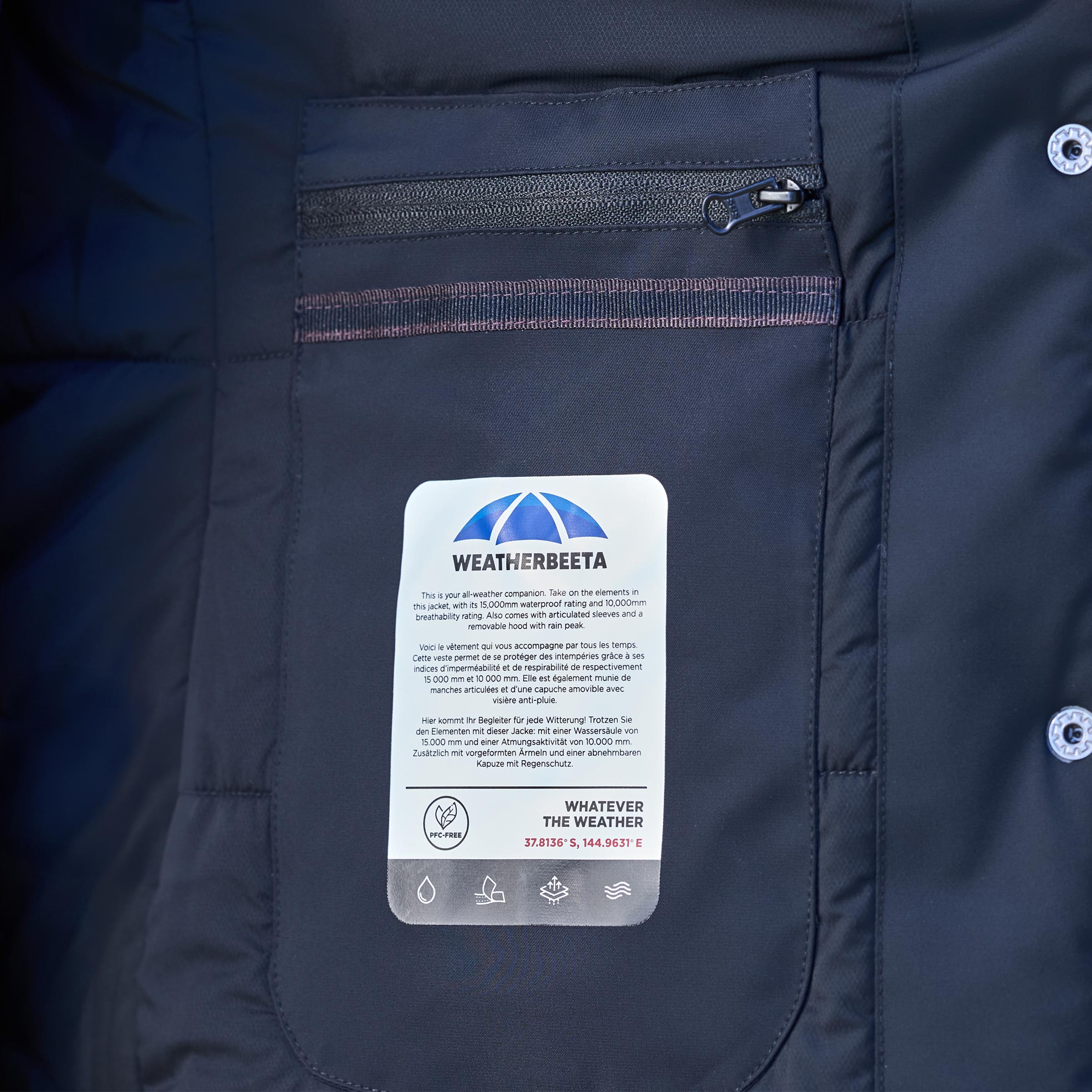Weatherbeeta Protect Jacket With High Neck