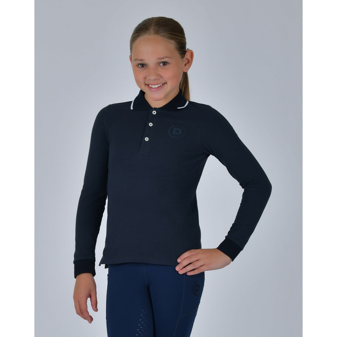 Dublin Kids Cotton Pique Long Sleeved Polo