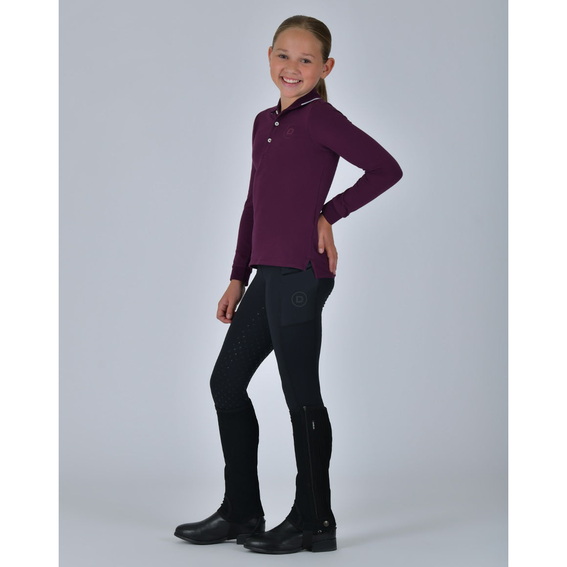 Dublin Kids Cotton Pique Long Sleeved Polo