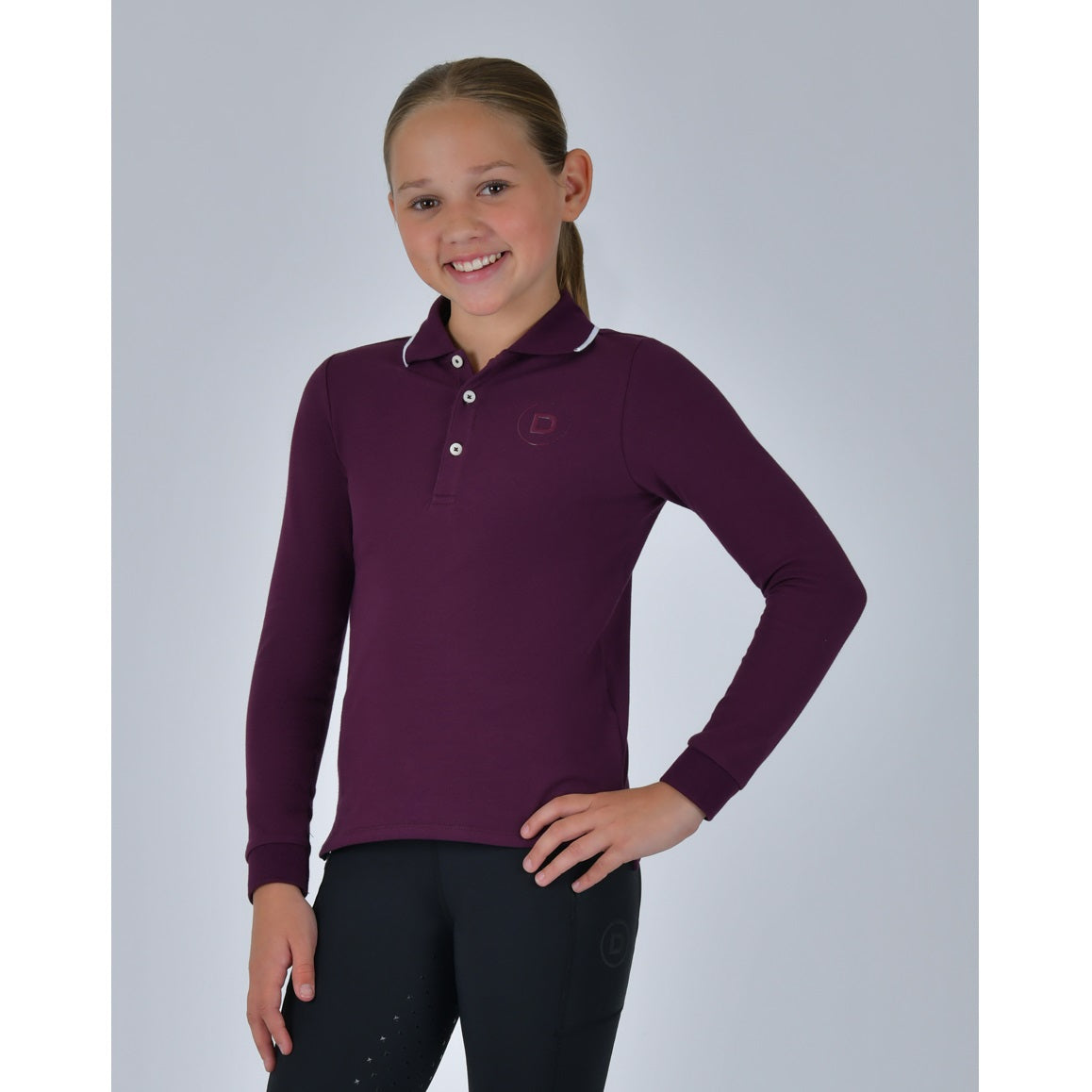 Dublin Kids Cotton Pique Long Sleeved Polo