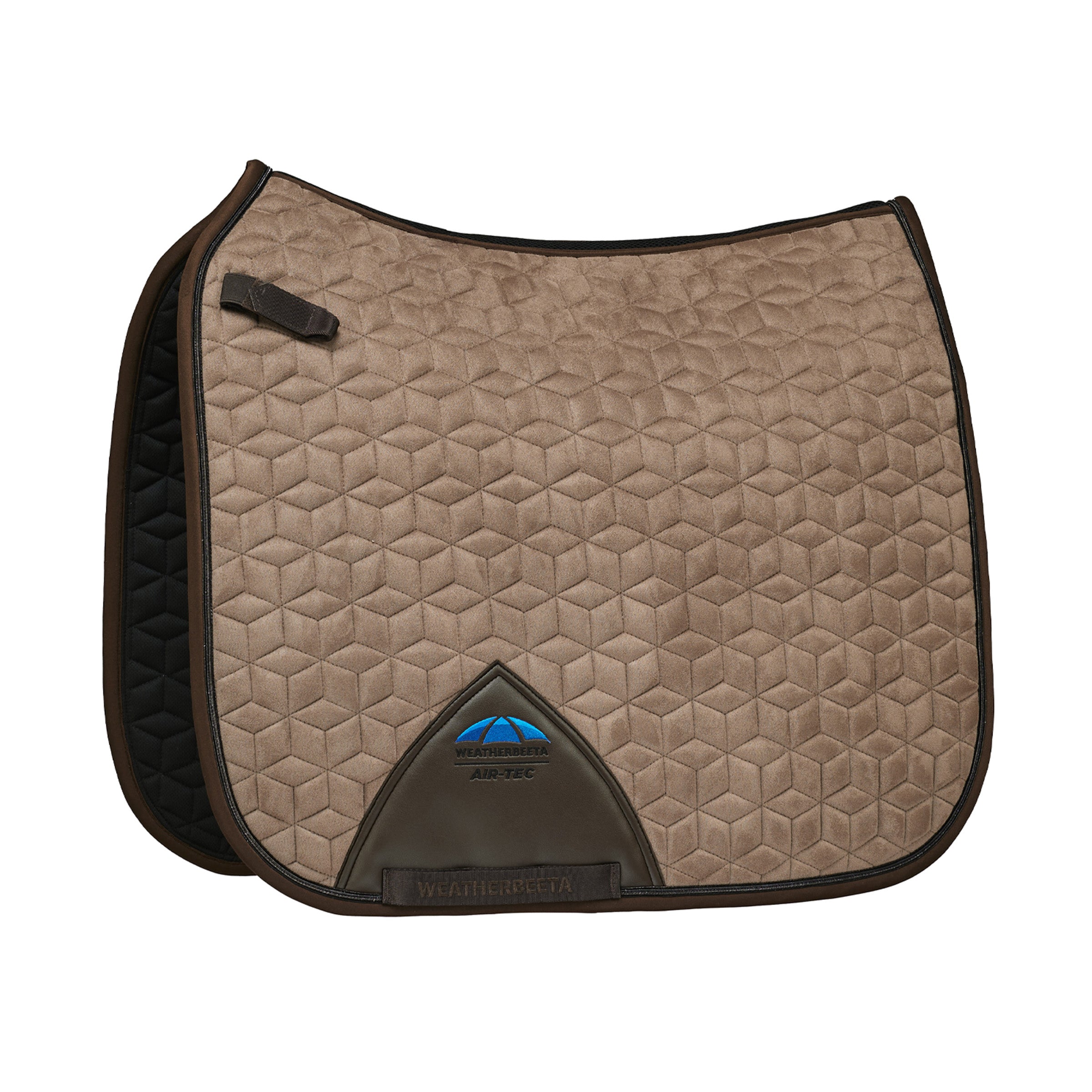 Weatherbeeta Suede Elite Air-Tec Dressage Saddle Pad in Fawn
