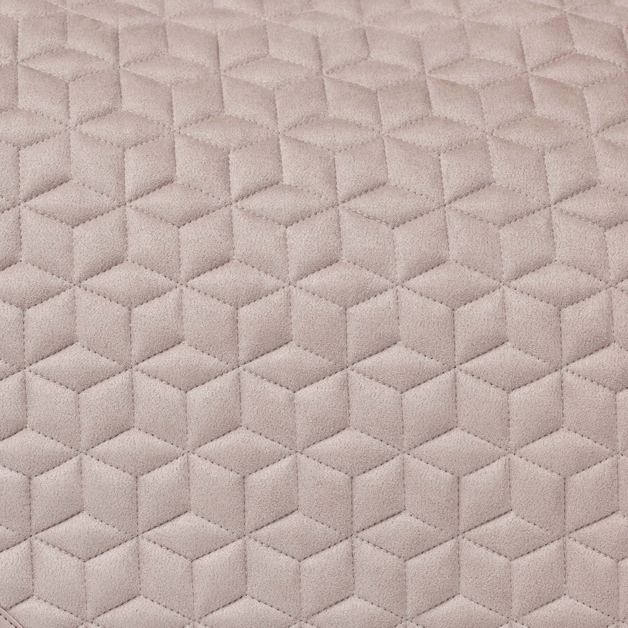 Rose Quartz - wither corner with D-ring strap keeper