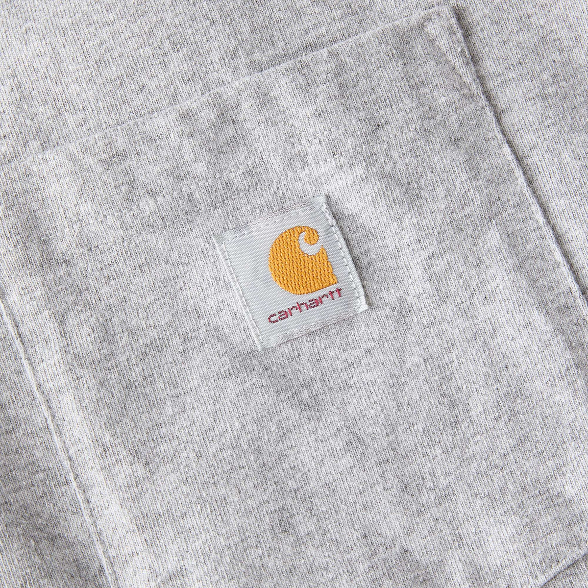 Carhartt Iconic Womens K87 Workwear Pocket T Shirt - Heather Grey