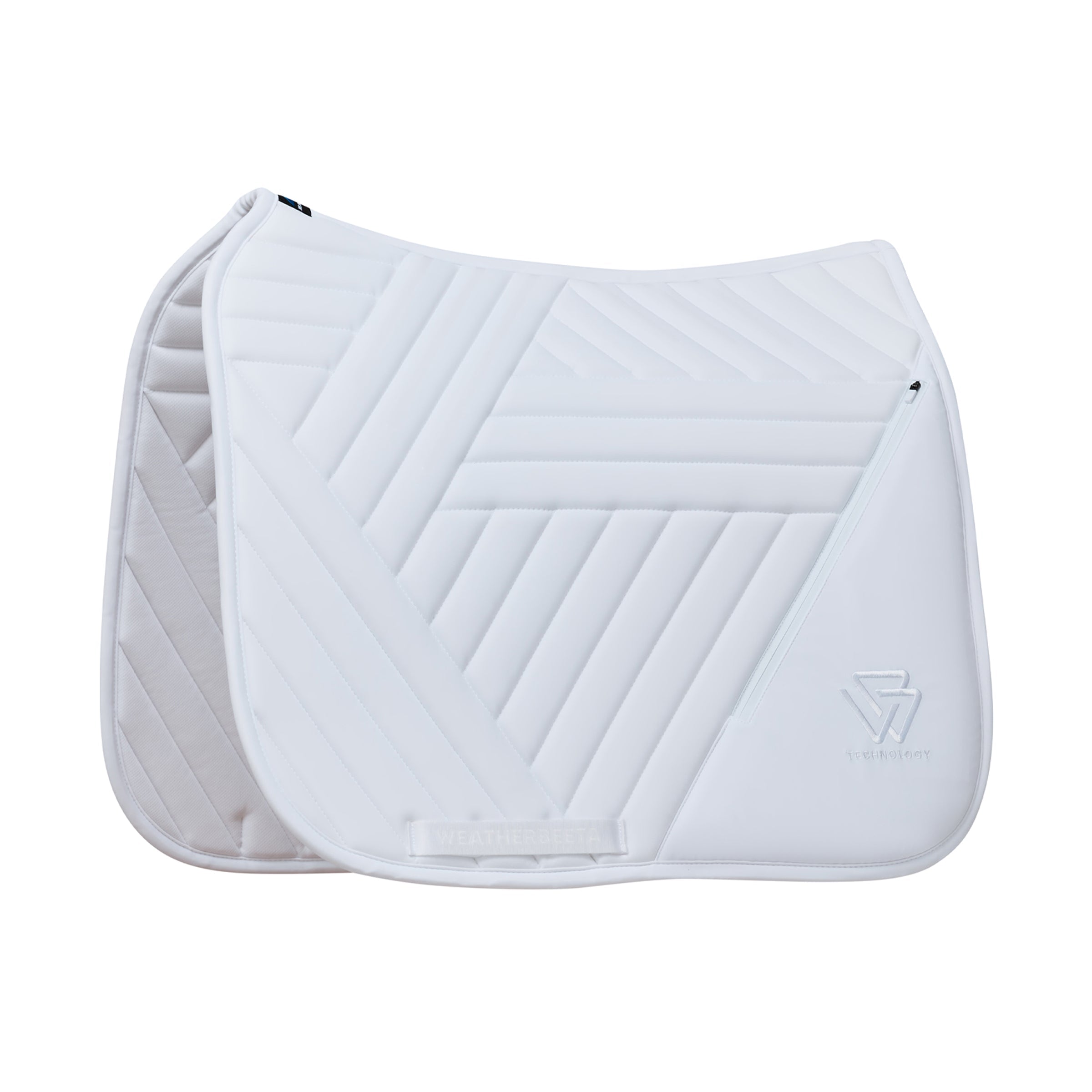 Weatherbeeta Softshell Pro Grip Dressage Saddle Pad in White