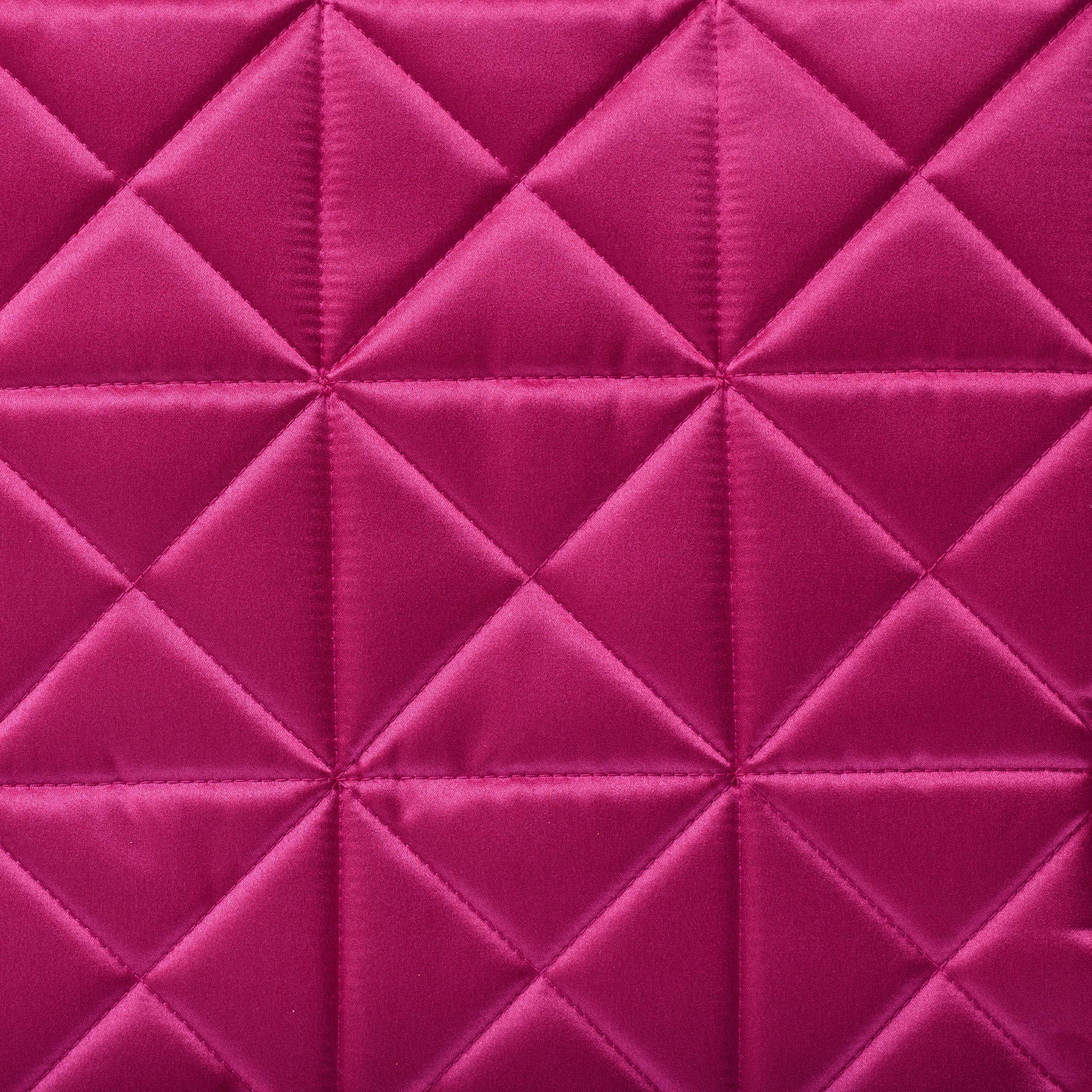 Magenta - satin fabric detail
