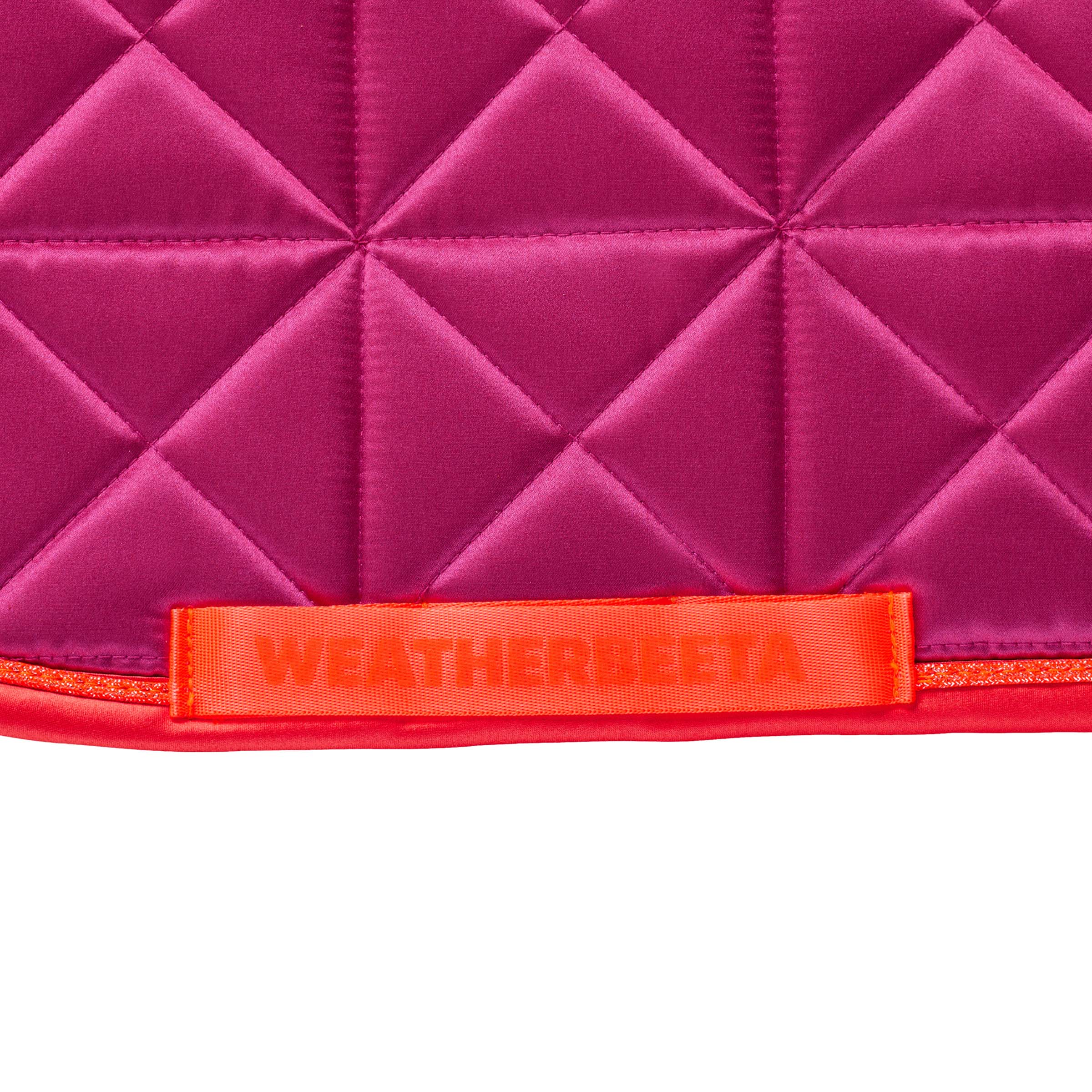 Magenta - girth strap keeper detail