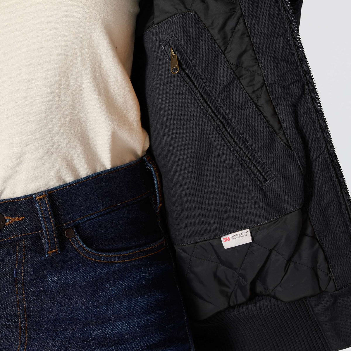 Carhartt Womens Washed Duck Active Jacket - Black