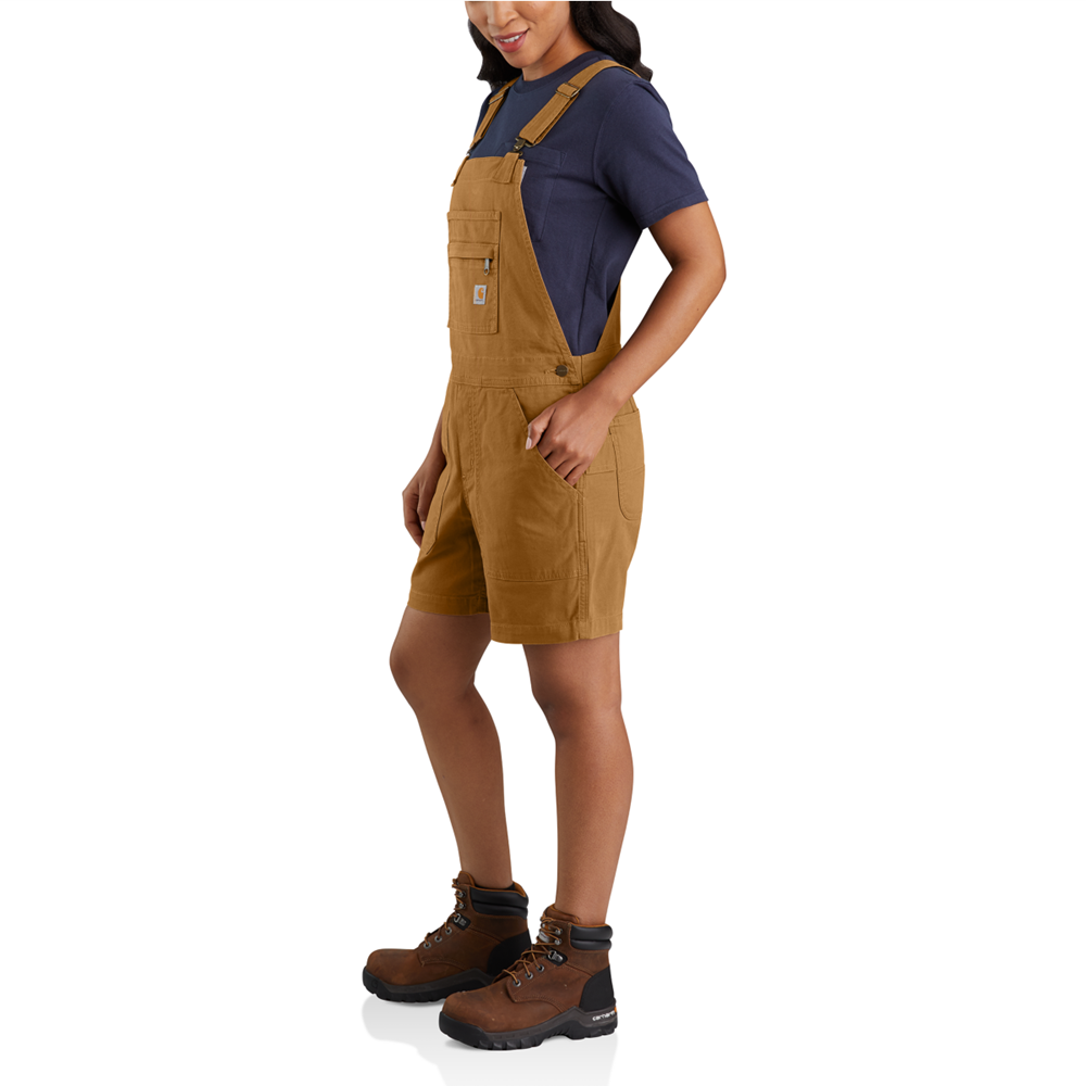Carhartt Womens Rugged Flex Canvas Shortall