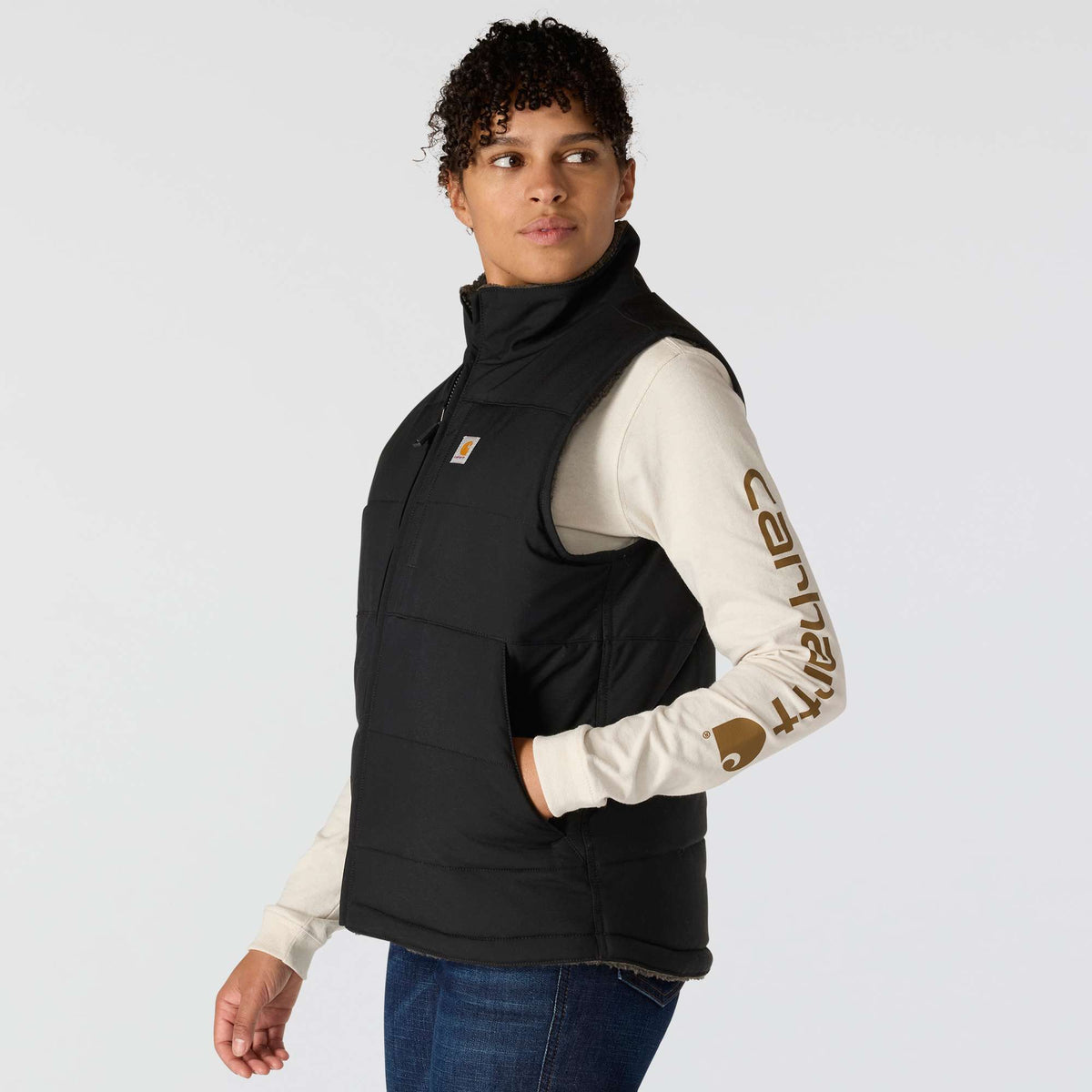Carhartt Womens Montana Loose Fit Insulated Vest - Black
