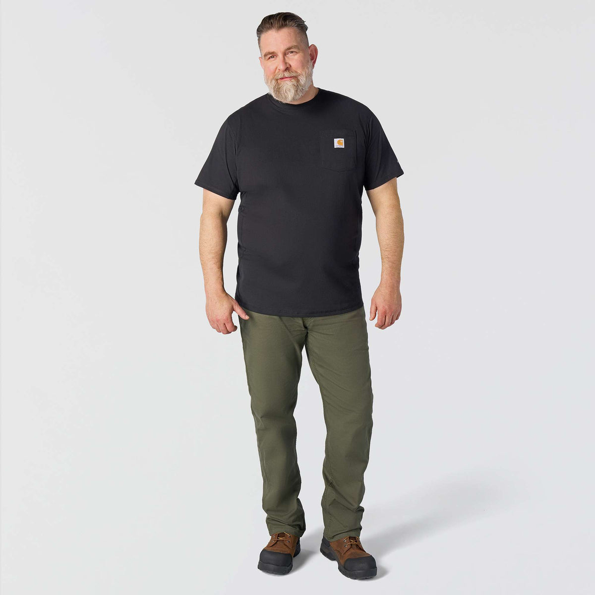 Carhartt Force Relaxed Fit Midweight Pocket T Shirt - Black