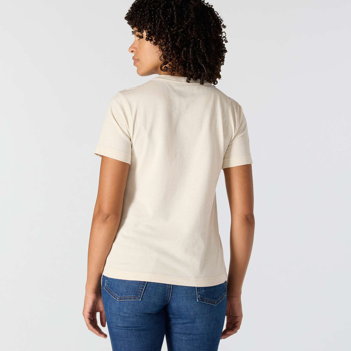 Carhartt Womens Irvine Relaxed Fit T-Shirt - Eggshell