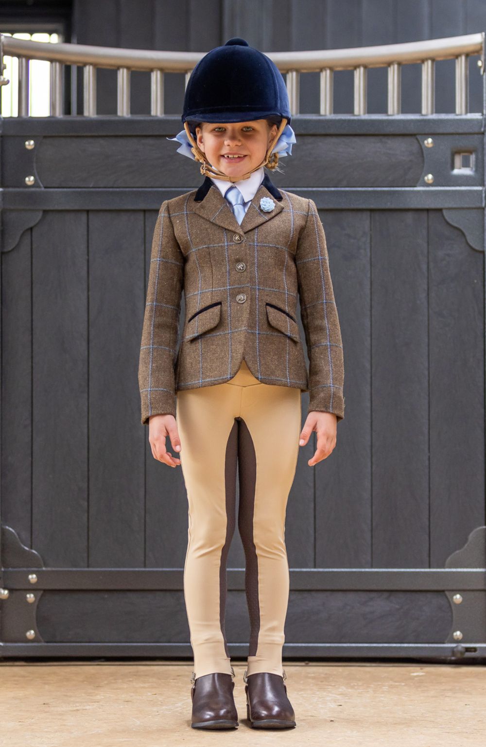 Bare Equestrian Youth 2-Tone Competition Tights