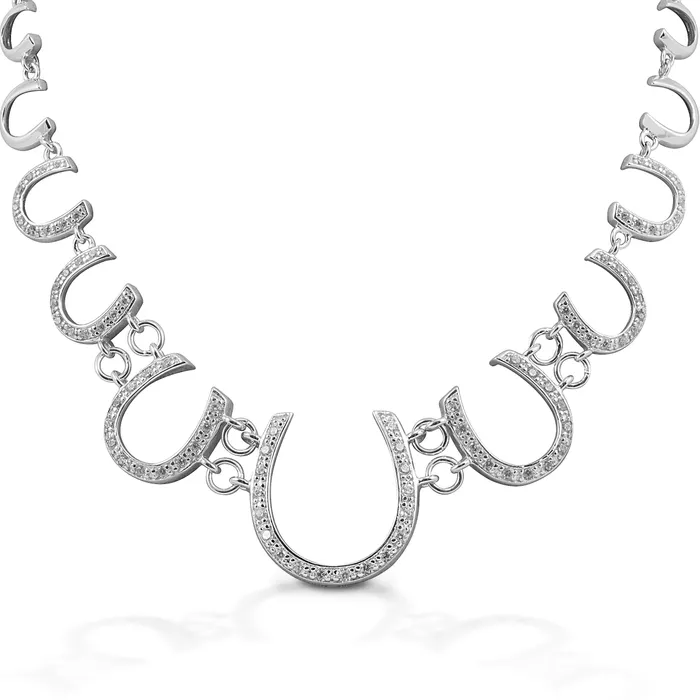 Kelly Herd Necklace Multi Horseshoe