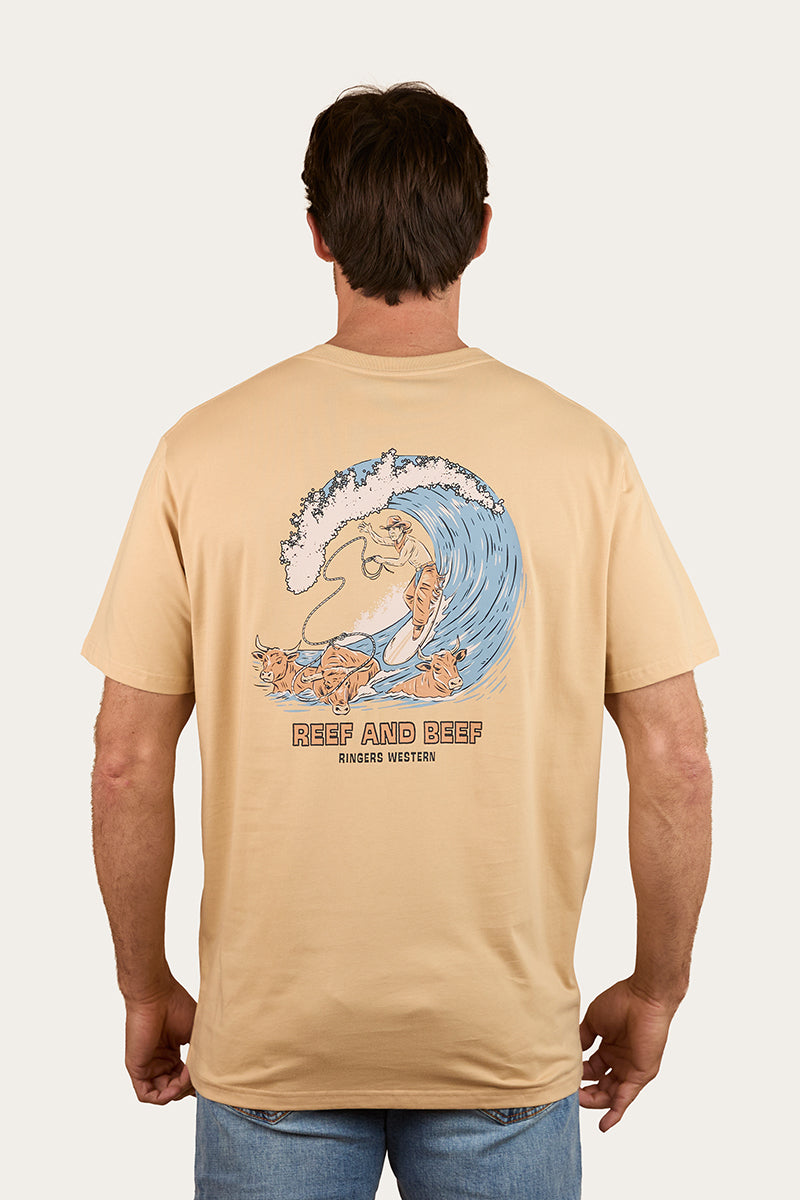 Ringers Western Reef and Beef Mens Loose Fit T-Shirt