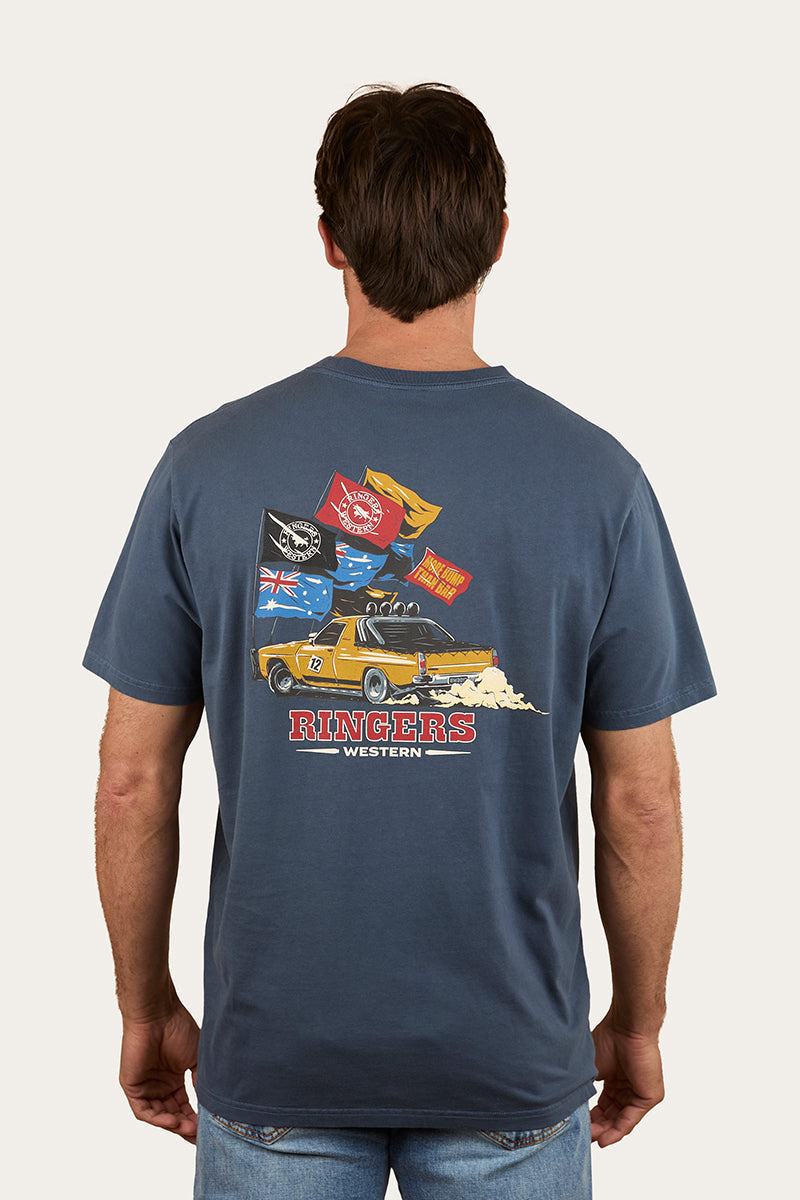 Ringers Western Ute Flag Mens Loose Fit T-Shirt