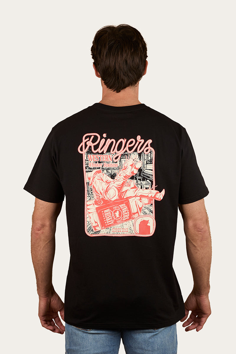 Ringers Western Whiskey Business Mens Loose Fit T-Shirt