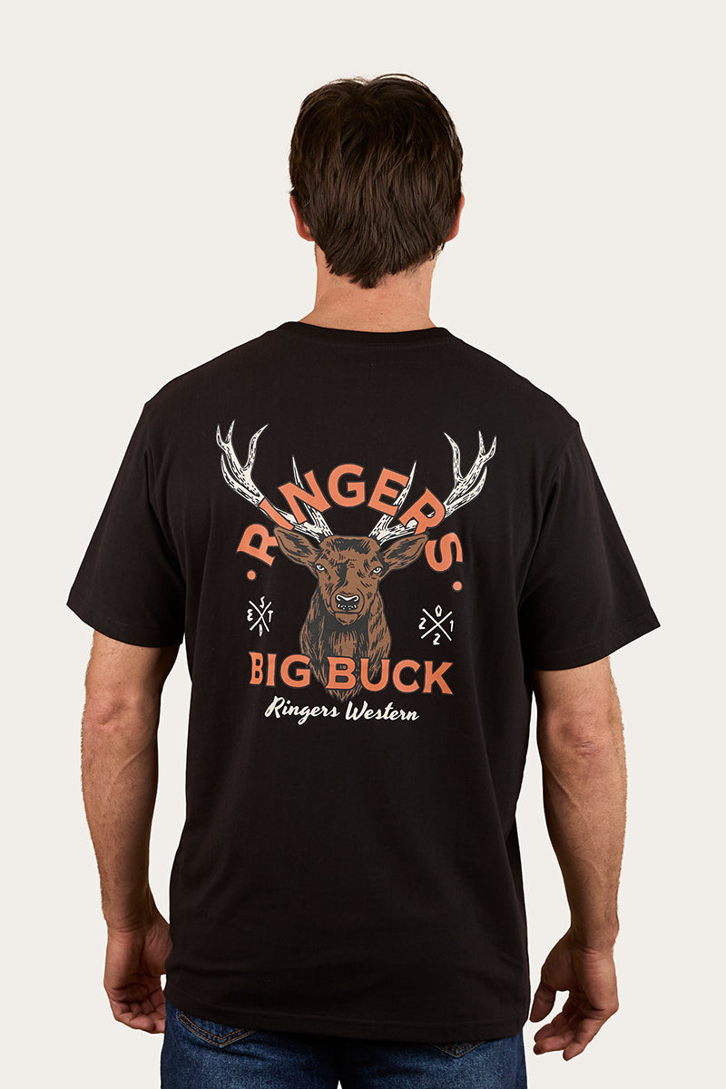 Ringers Western Big Buck Mens Loose Fit T-Shirt