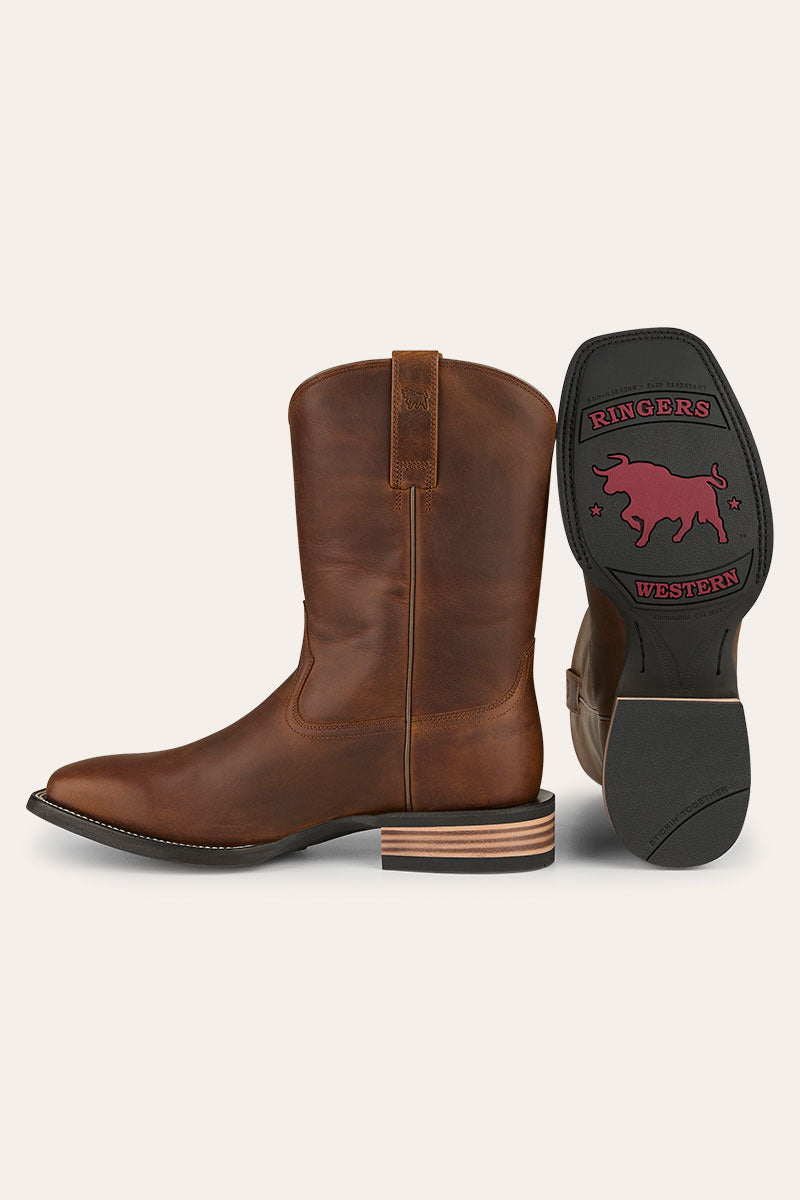 Ringers Western Roper Square Toe Boot