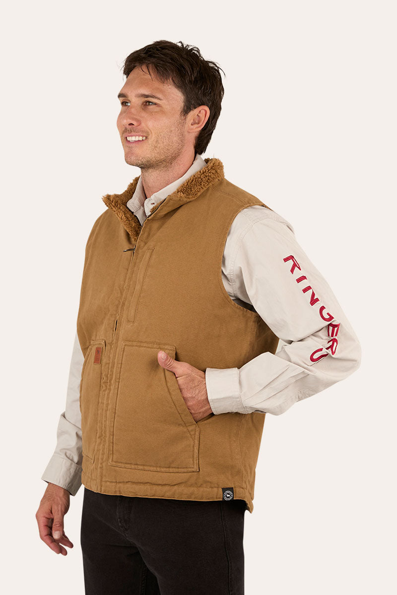 Ringers Western Round Yard Mens Canvas Vest