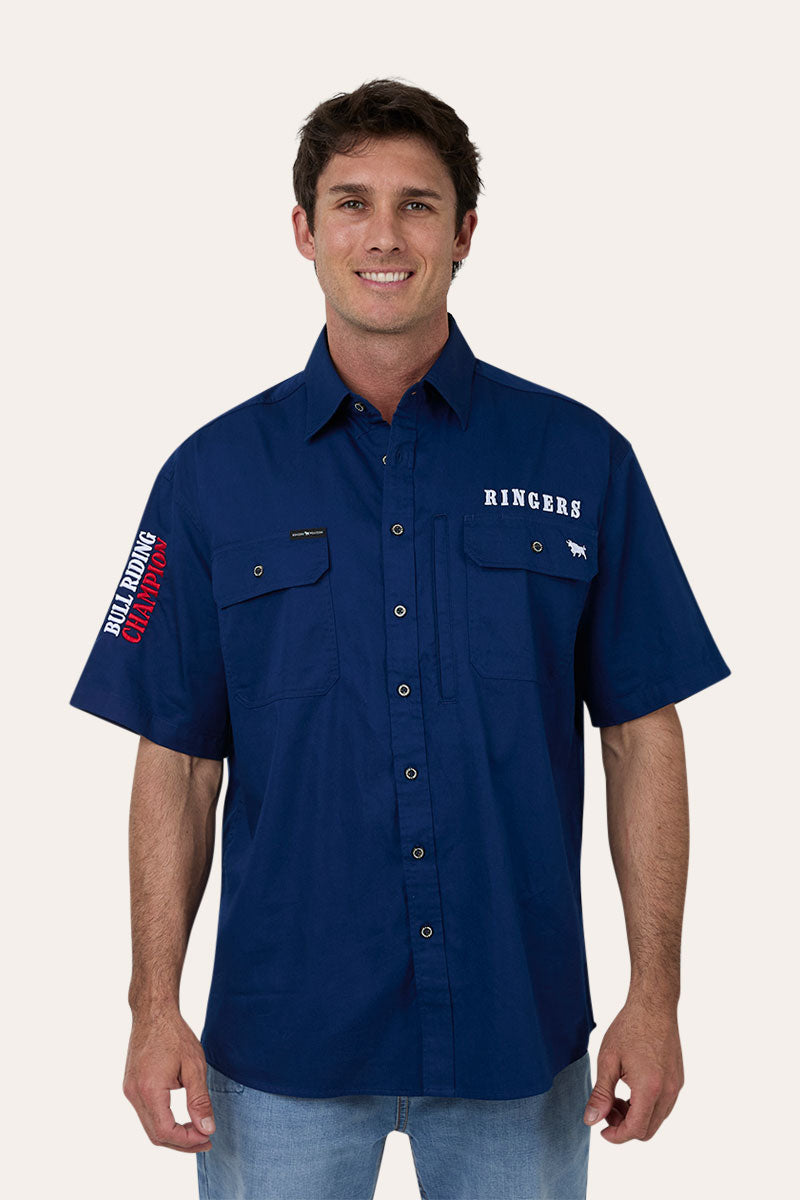 Ringers Western The Champion Mens Full Button SS Workshirt