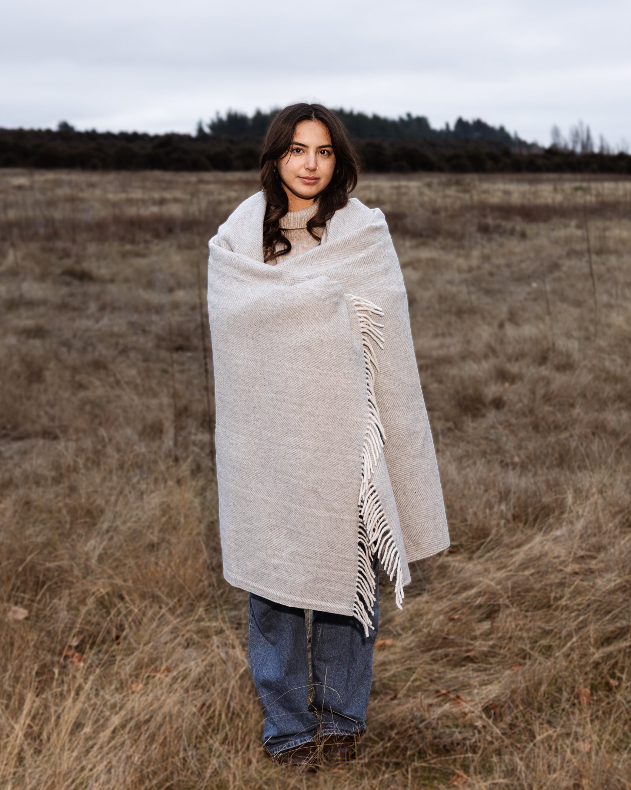 Country Collective Recycled Wool Blanket - Akaroa
