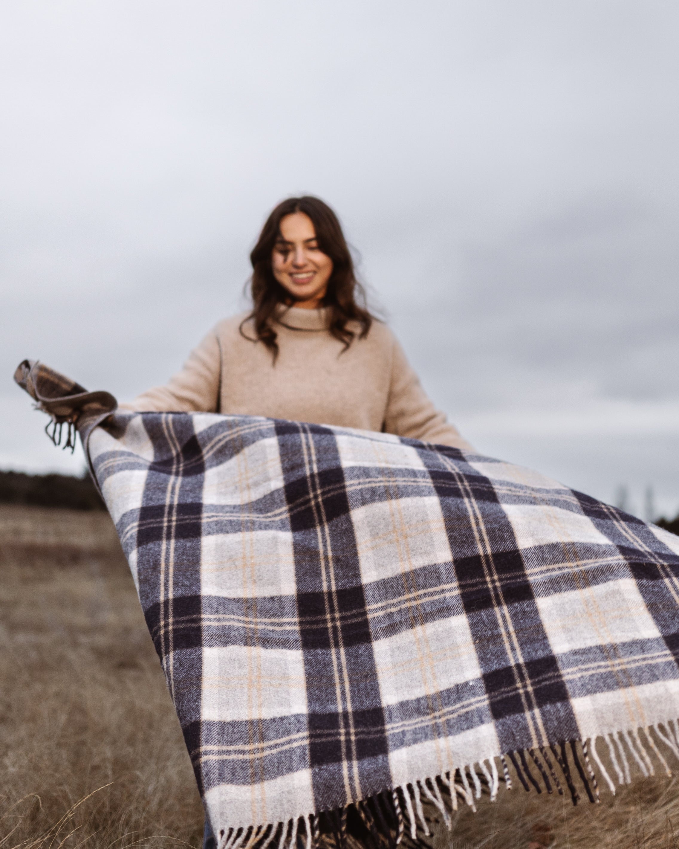 Country Collective Recycled Wool Blanket - Karapiro