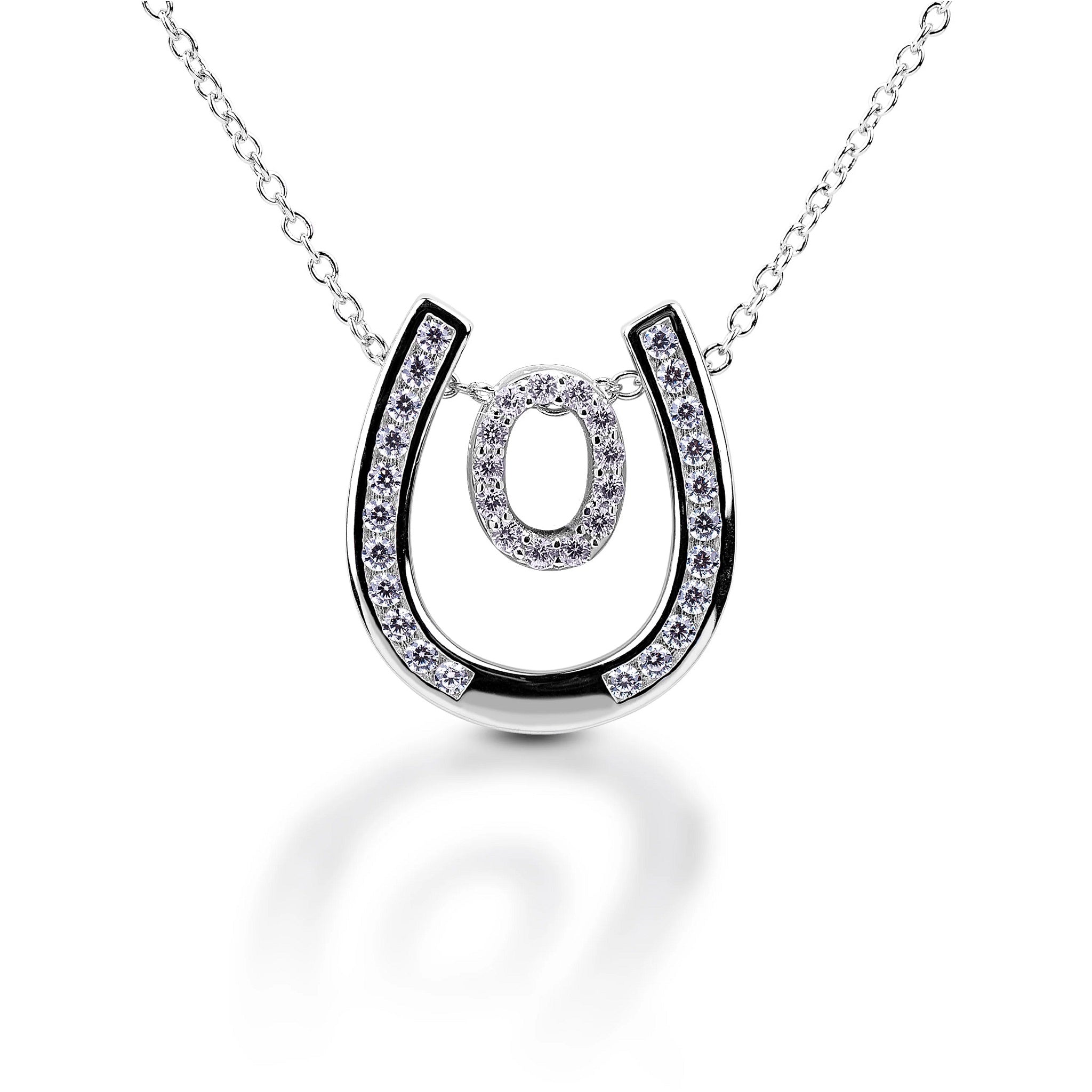 Kelly Herd Personalised Initial Horseshoe Necklace