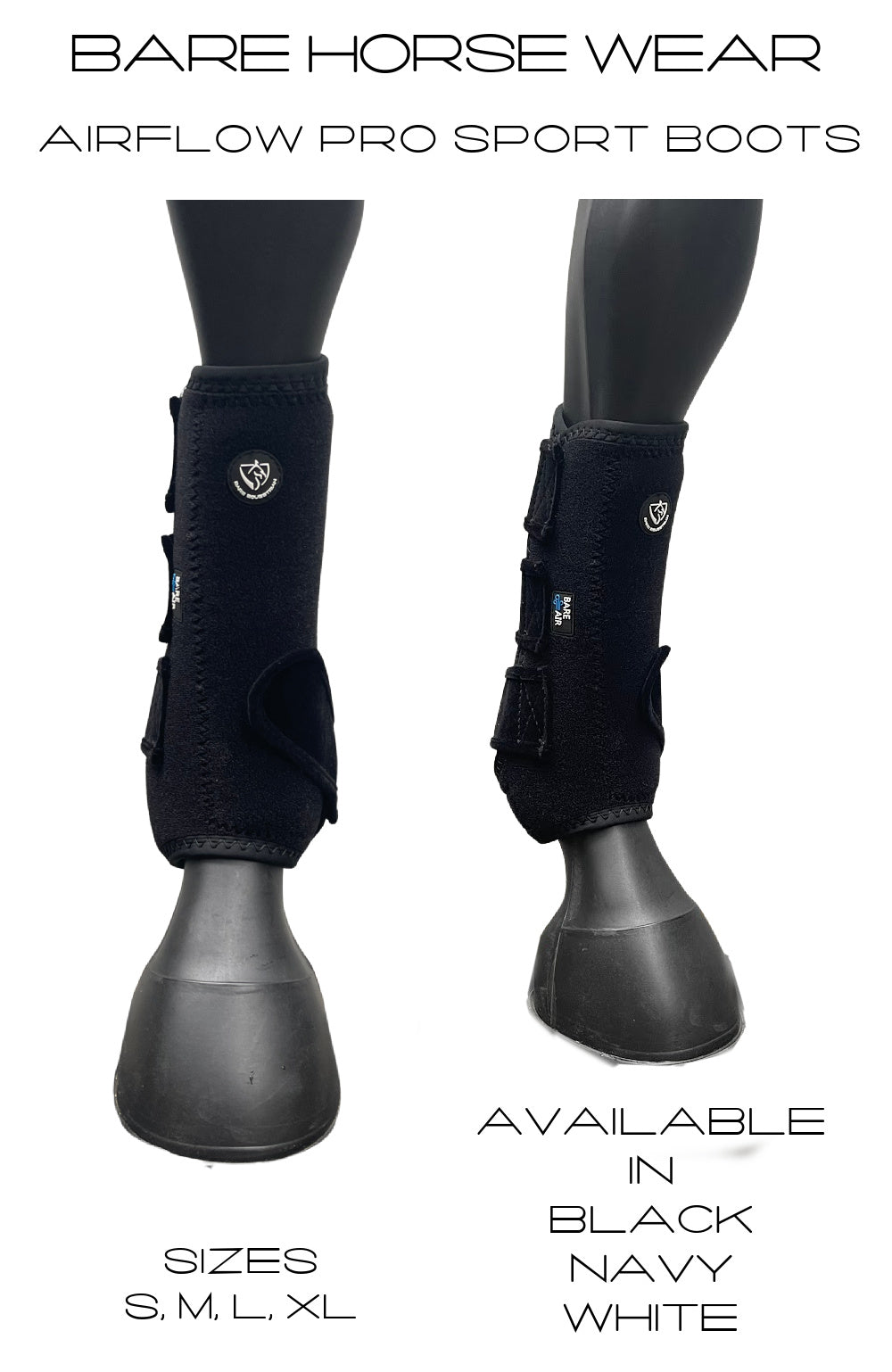 BARE Equestrian Horse Wear AIRFLOW Pro Sport Boots