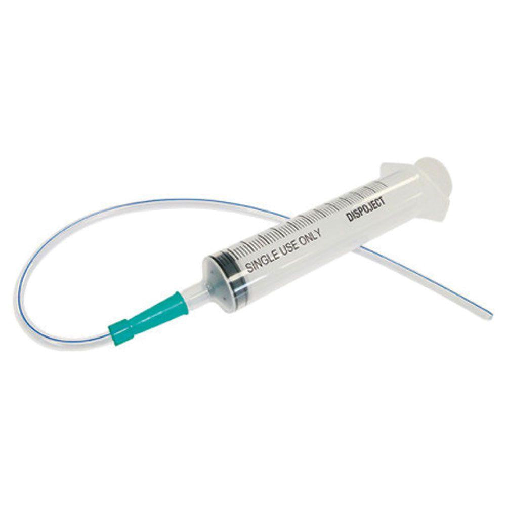 Lamb syringe feeder with latex tube