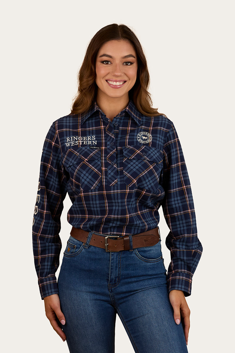 Ringers Western Fingal Womens Half Button Flannel