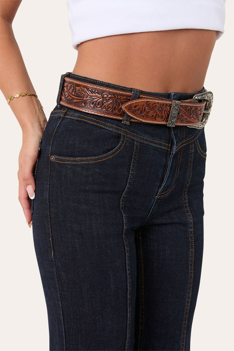 Ringers Western Edith Womens High Rise Bootleg Jean