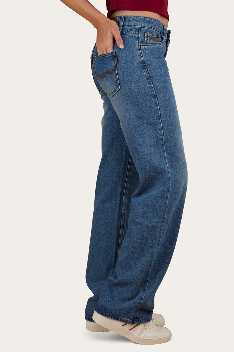 Ringers Western Cammy Low Rise Wide Leg Jean