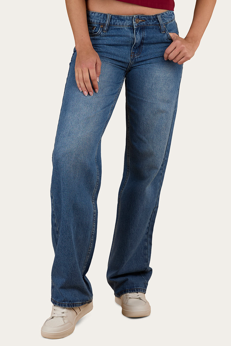 Ringers Western Cammy Low Rise Wide Leg Jean
