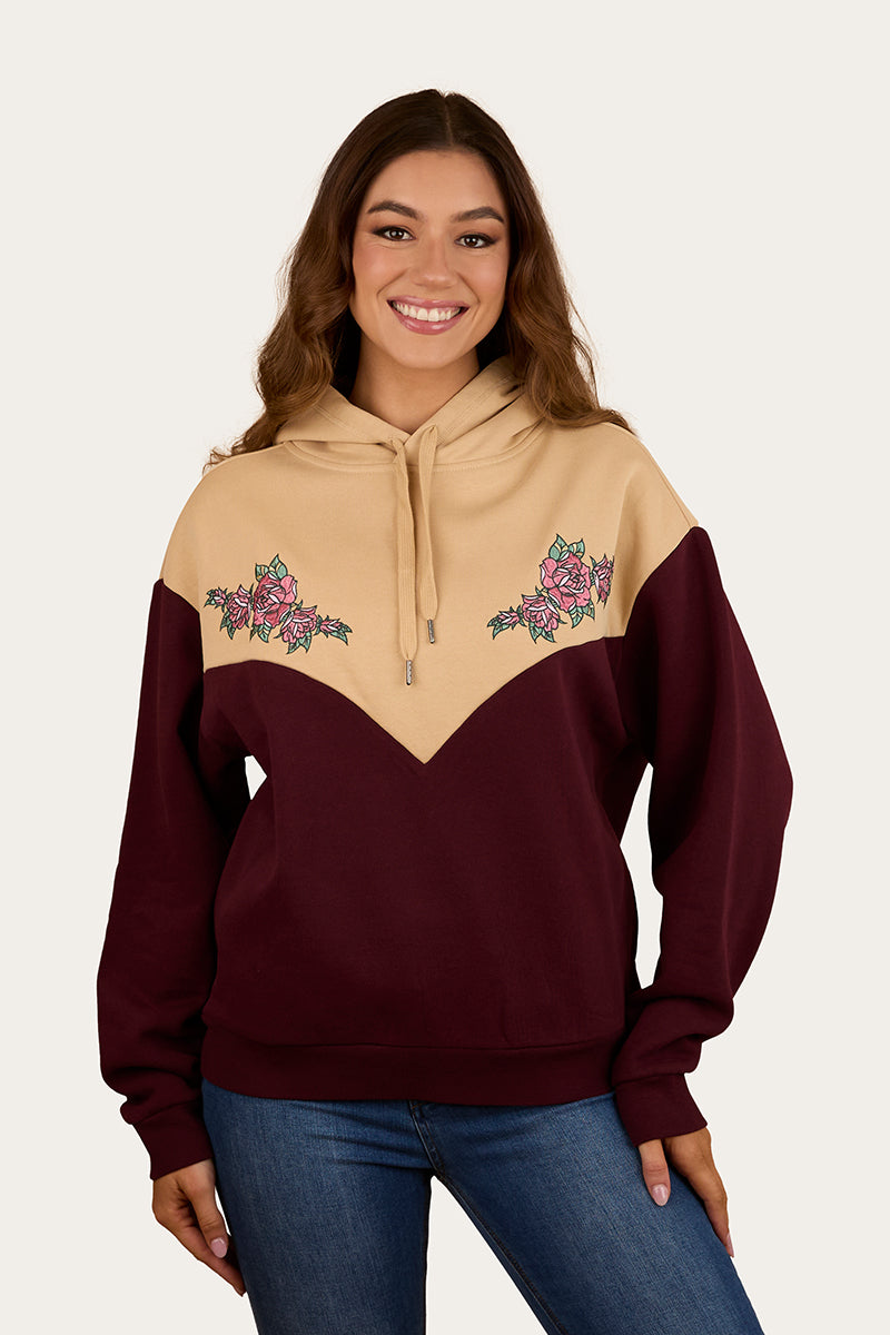 Ringers Western Rosey Womens Oversized Pullover Hoodie
