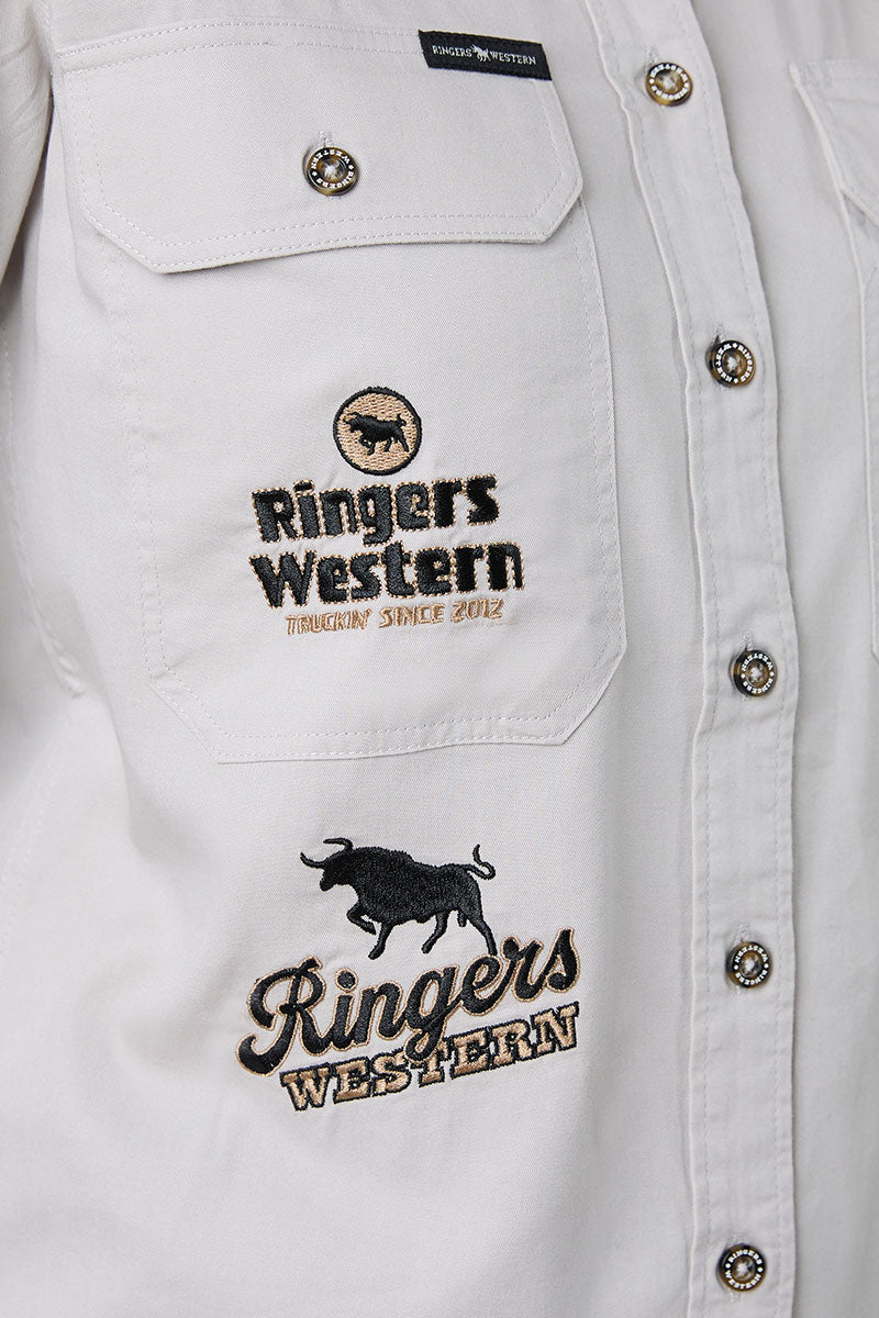 Ringers Western Rodeo Spirit Womens Full Button Workshirt