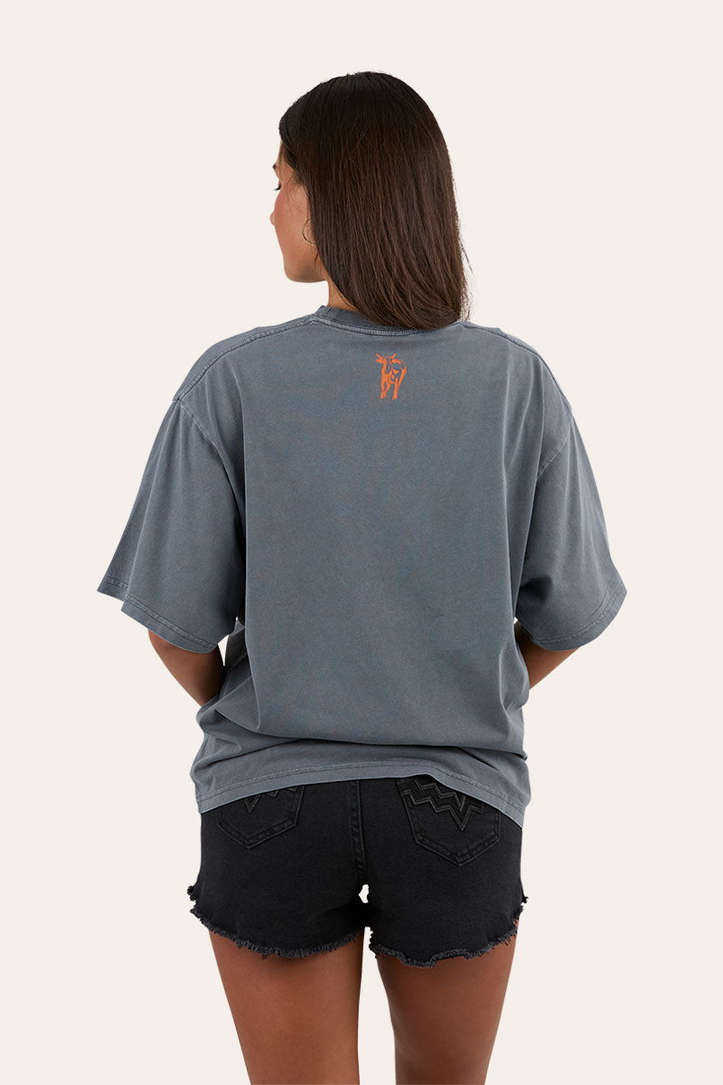 Ringers Western Born In The West Womens Oversized T-Shirt