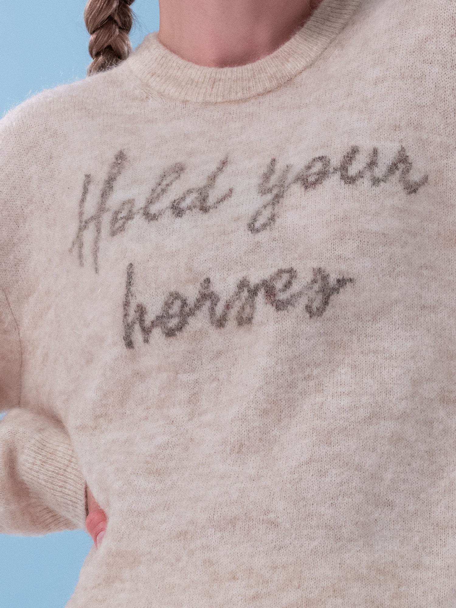 PS of Sweden Quote Mohair Mix Sweater