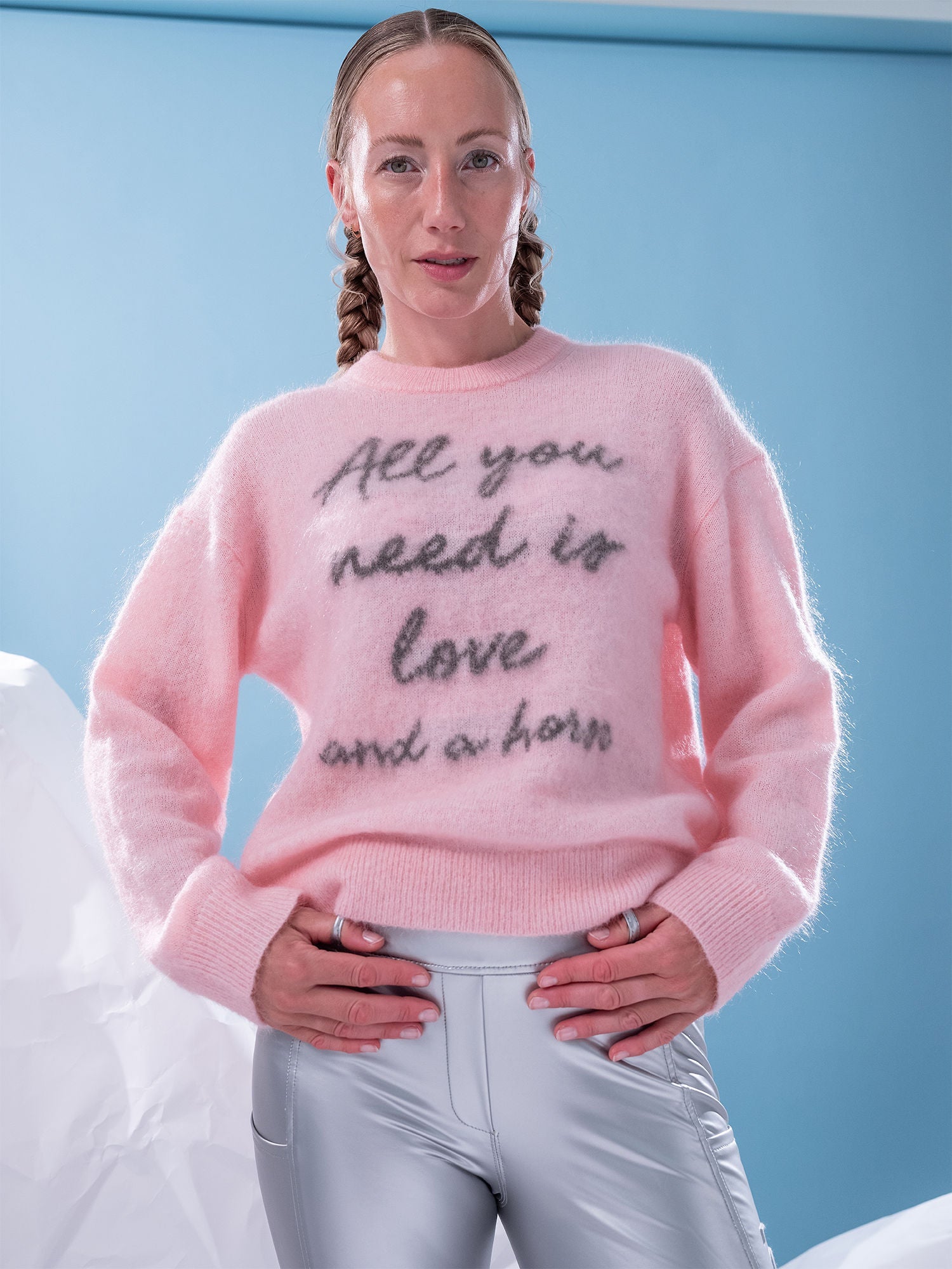 PS of Sweden Quote Mohair Mix Sweater