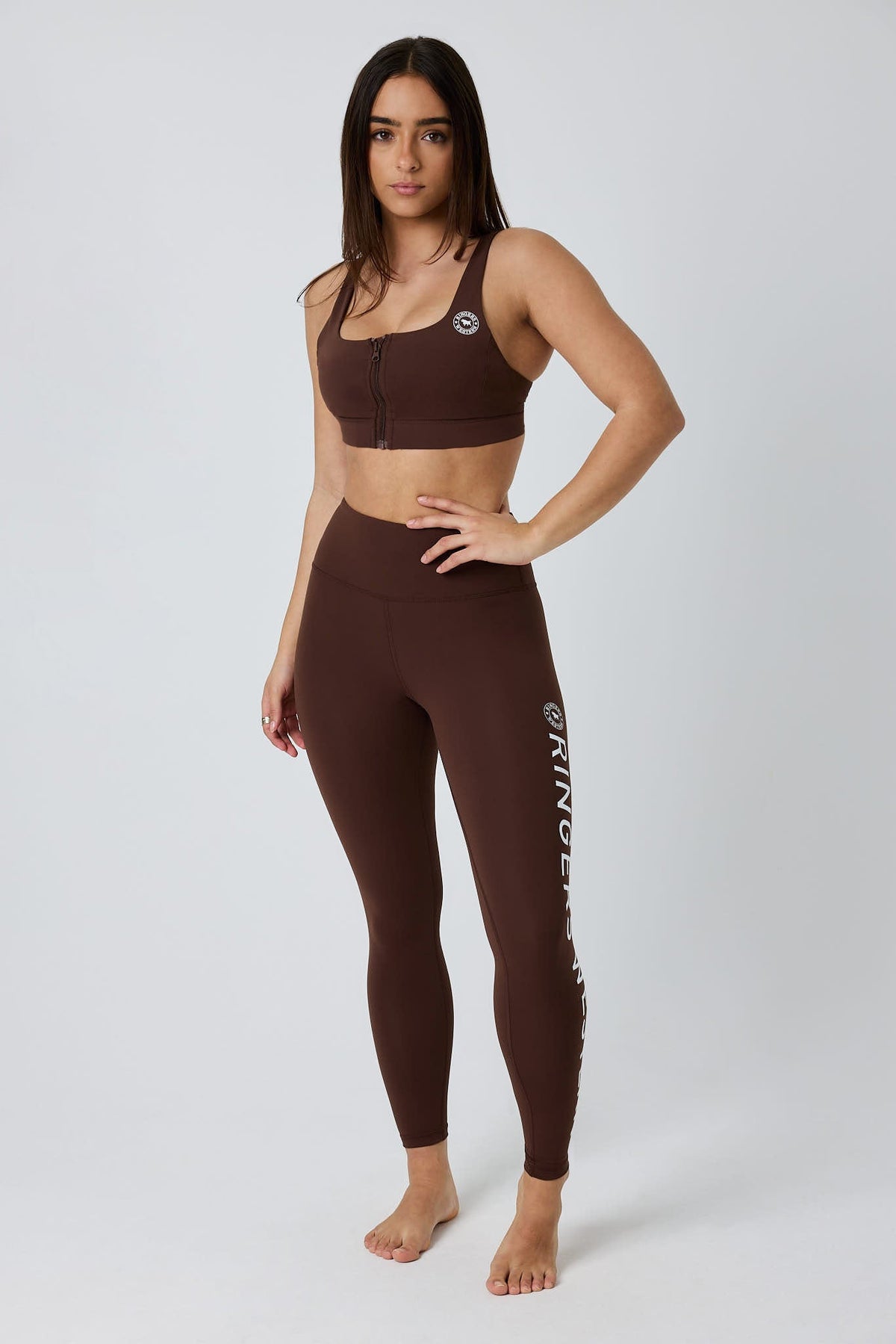 Ringers Western Anikafit Womens Zip Front Support Crop