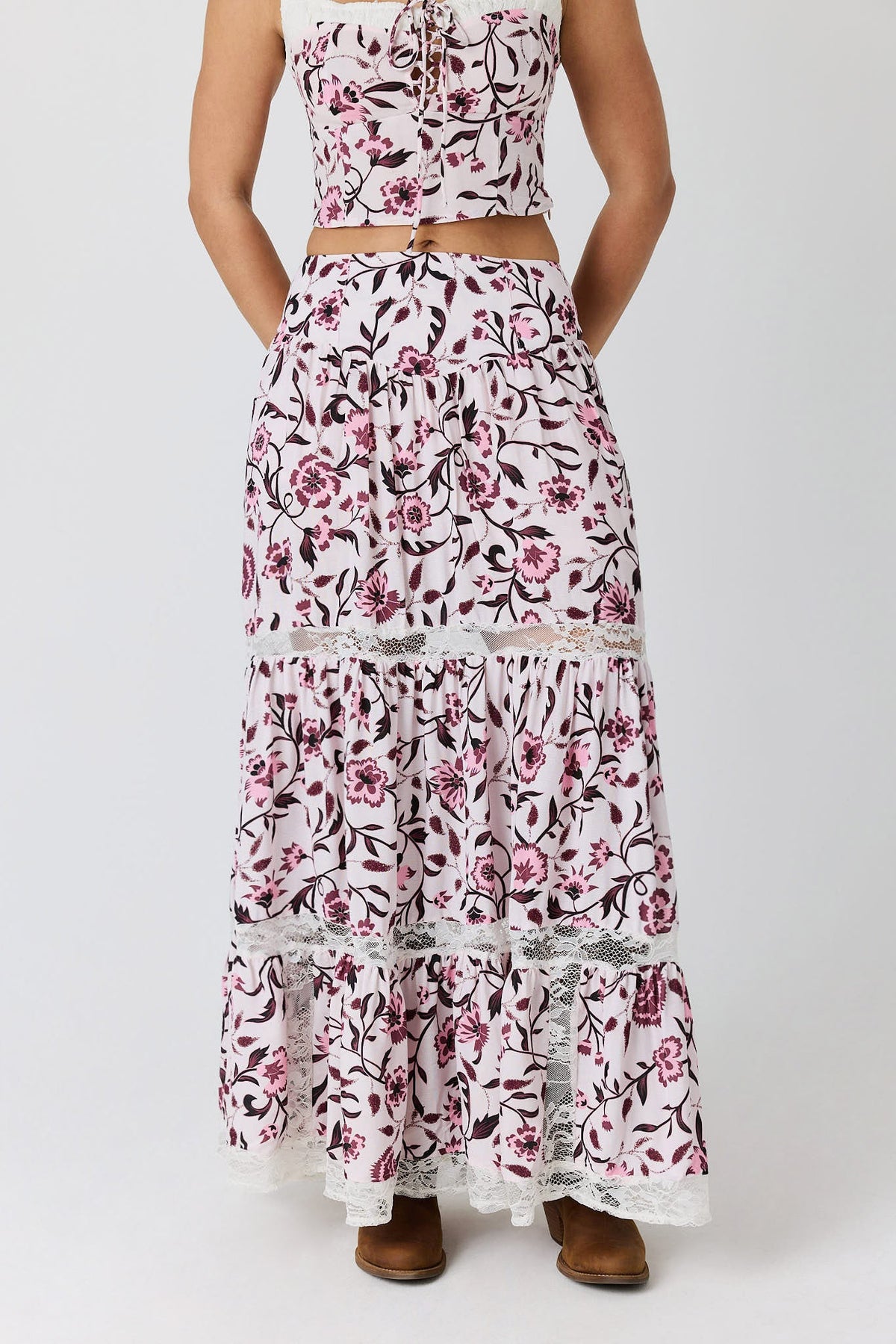 Ringers Western Wild At Heart Womens Maxi Skirt