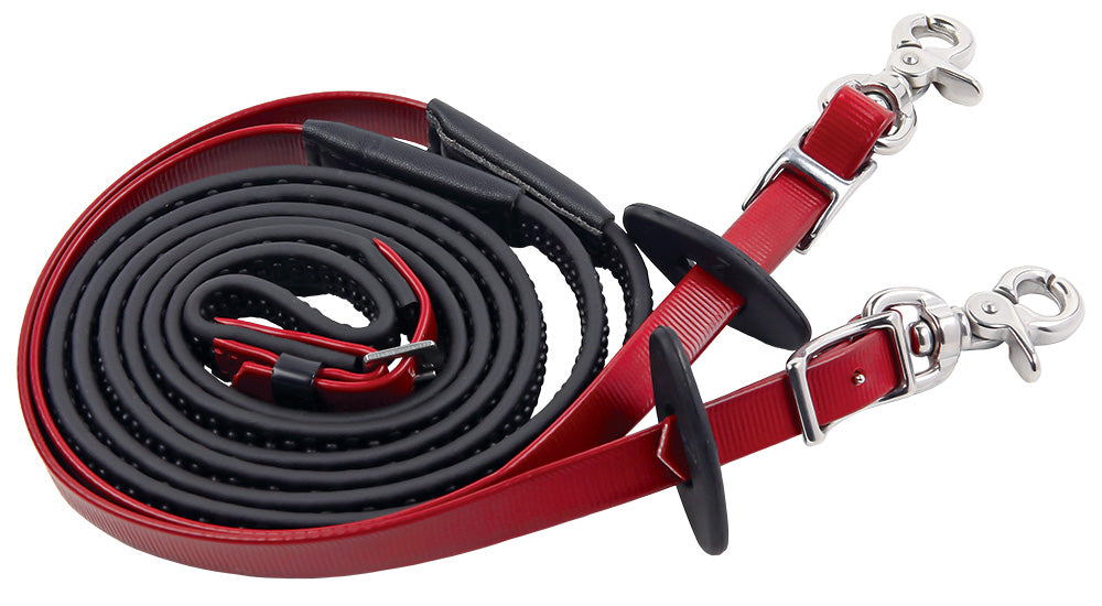 Zilco R-Grip Endurance Reins Burgundy