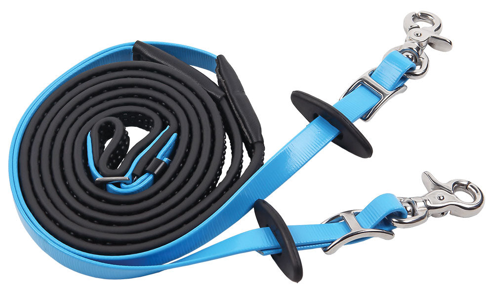 Zilco R-Grip Endurance Reins Cyan