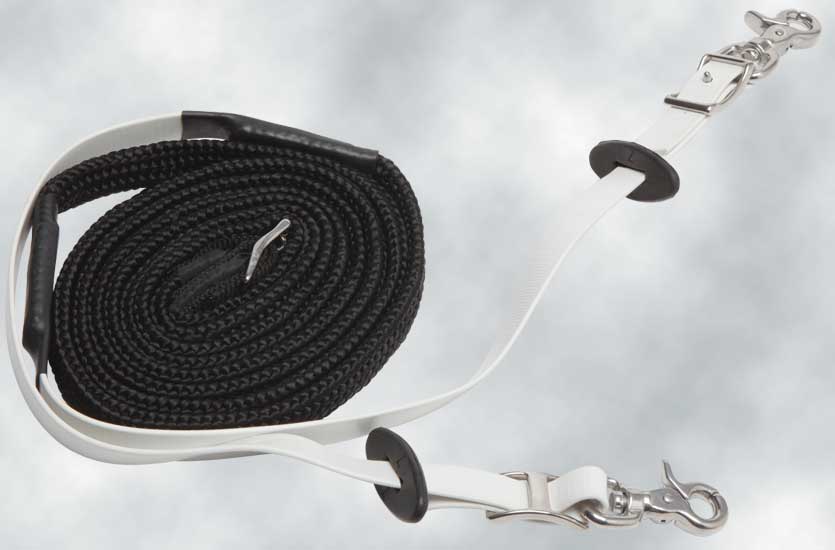 Zilco Woven Grip Endurance Reins White